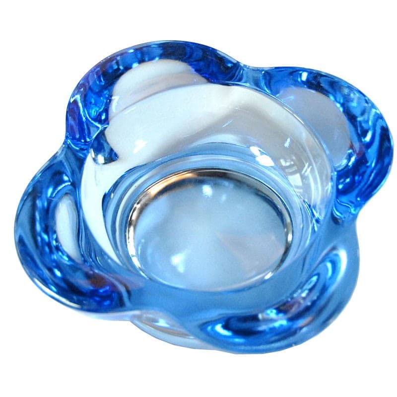 Paterka, szkło błękitne transparentne, Szwecja, lata 80. - 318887