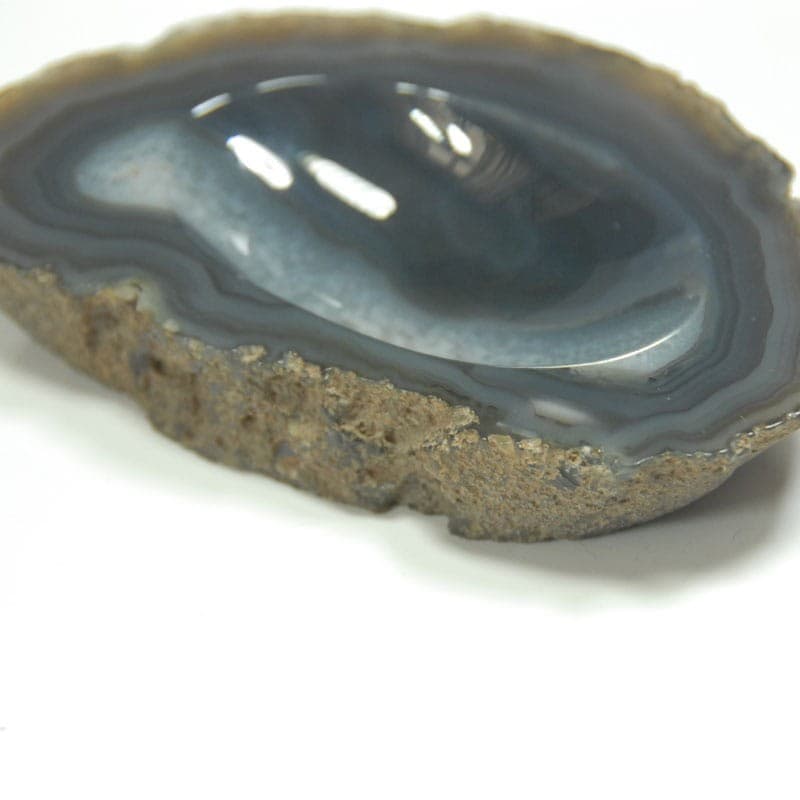 Paterka, agat błękitny, lata 70. - 318858
