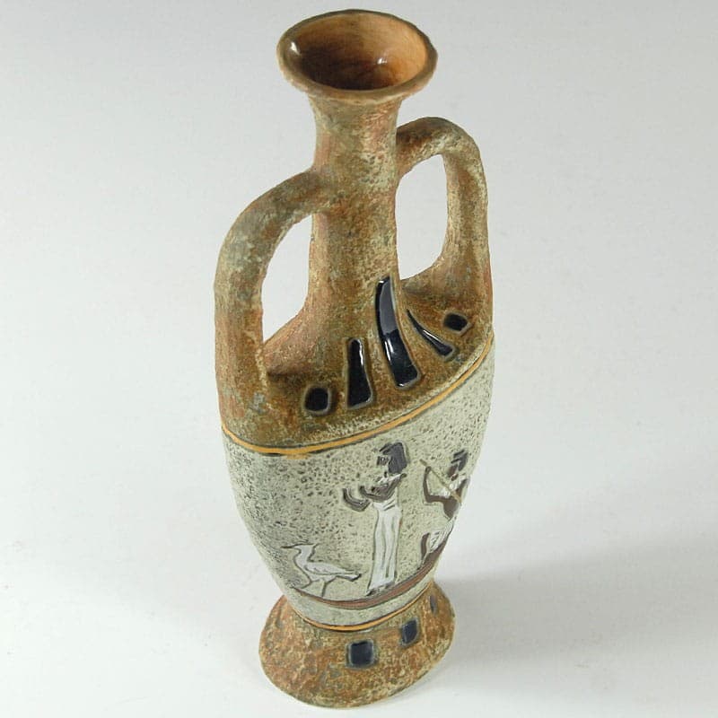 Flakon ceramiczny beżowy, Fratelli Marchi, Włochy, lata 60. - 318821