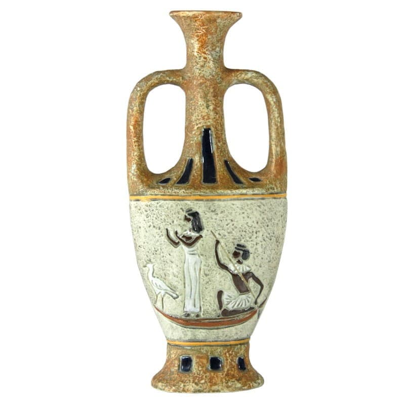 Flakon ceramiczny beżowy, Fratelli Marchi, Włochy, lata 60. - 318823
