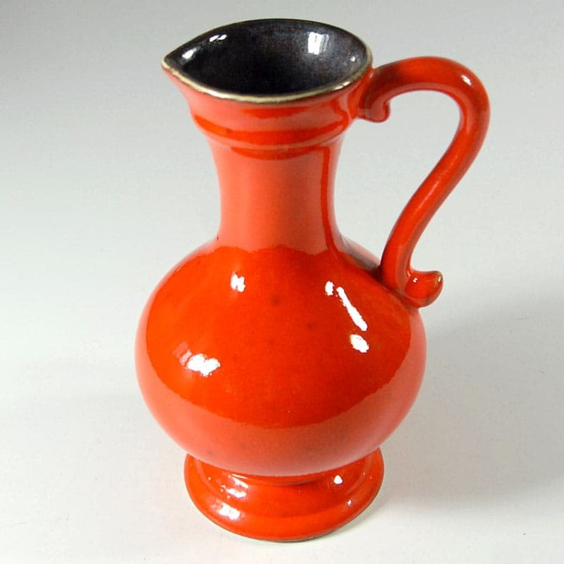 Wazon ceramiczny oranż, Schlossberg, Niemcy, lata 60. - 318726