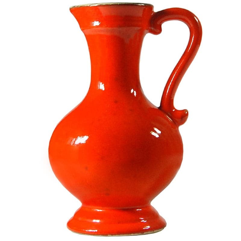 Wazon ceramiczny oranż, Schlossberg, Niemcy, lata 60. - 318727