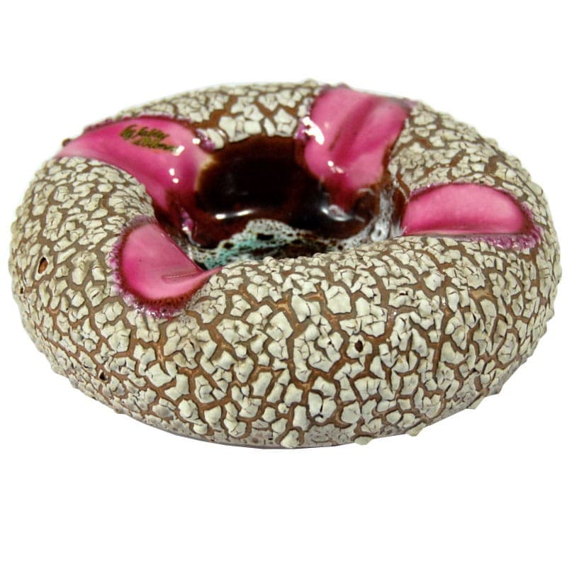 Popielnica Fat Lava, beżowy, ceramika, Francja, lata 70. - 318660