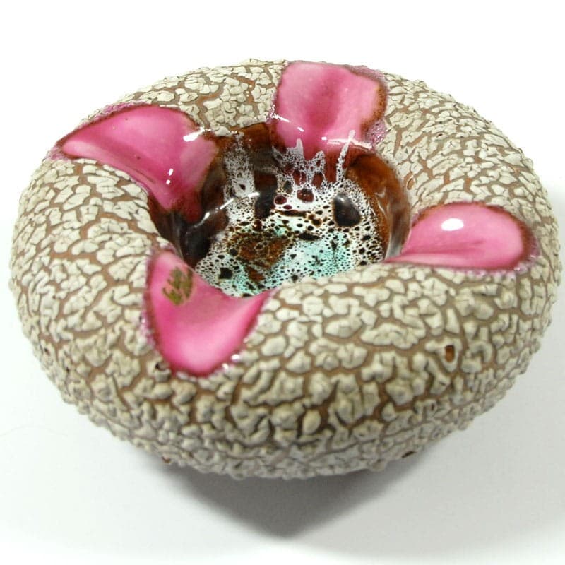 Popielnica Fat Lava, beżowy, ceramika, Francja, lata 70. - 318658