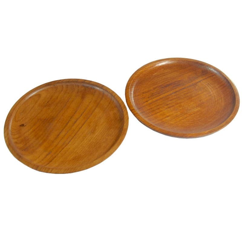 Para pater, teak brązowy, Dania, lata 70. - 318580