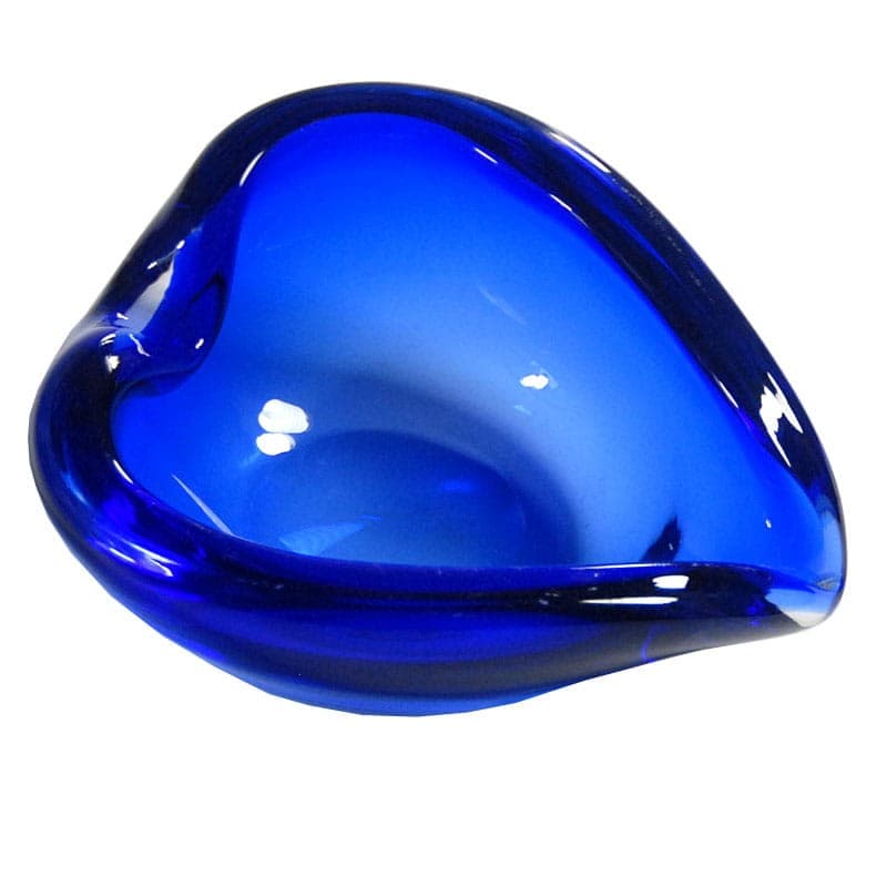 Popielniczka Murano, kobaltowa, szkło, Włochy, lata 60. - 318516