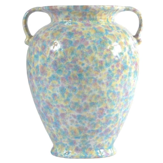 Wazon, multicolor ceramika, Scheurich, Niemcy, lata 90. - WYMIARY