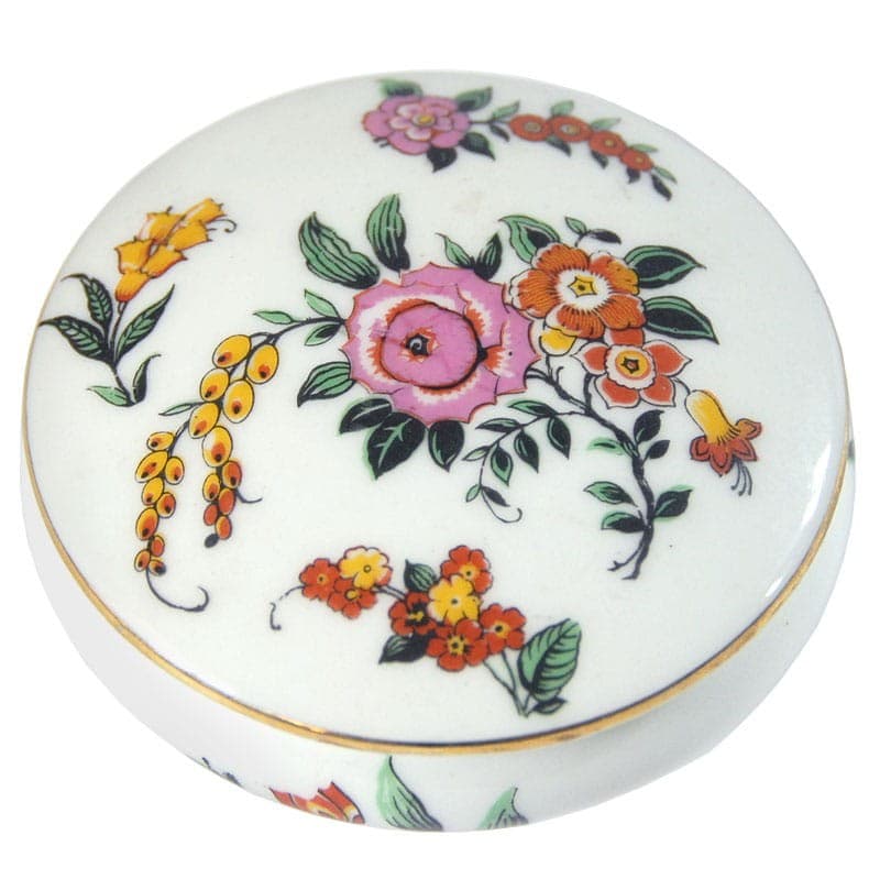 Pojemnik na drobiazgi Limoges, porcelana biała, Francja, lata 70. - 319487