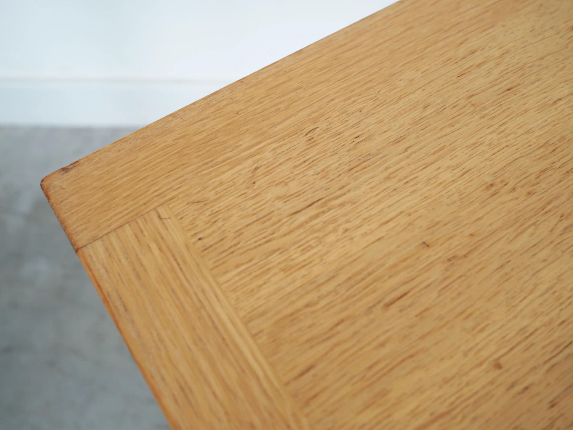 Coffee table, yellow ash, Denmark, 1970s. - 23693