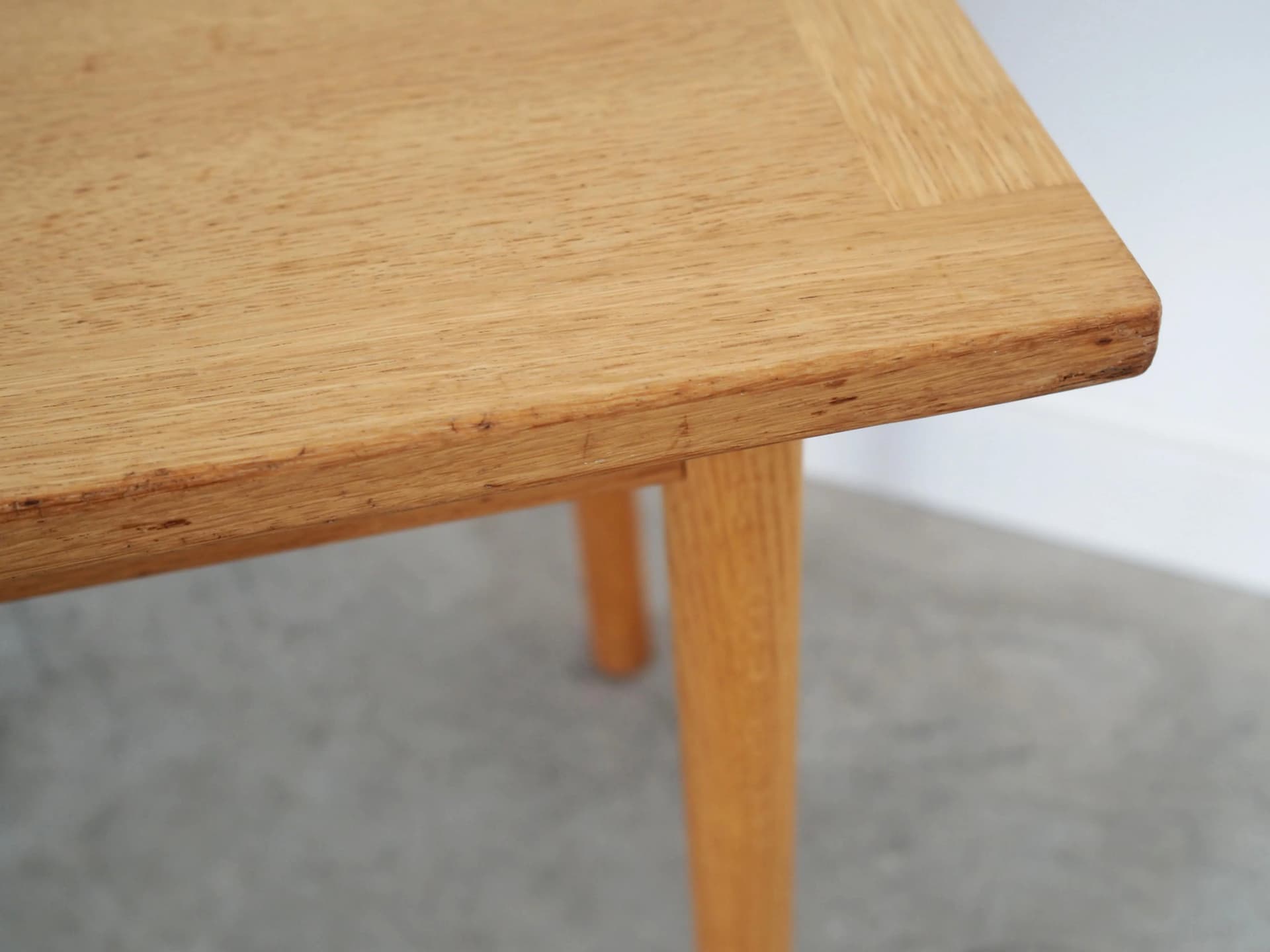 Coffee table, yellow ash, Denmark, 1970s. - 23691