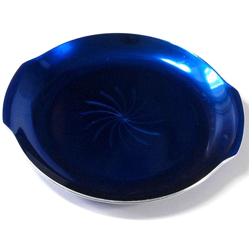 Patera, niebieska, aluminium emaliowane, Norwegia, lata 70. - 319410