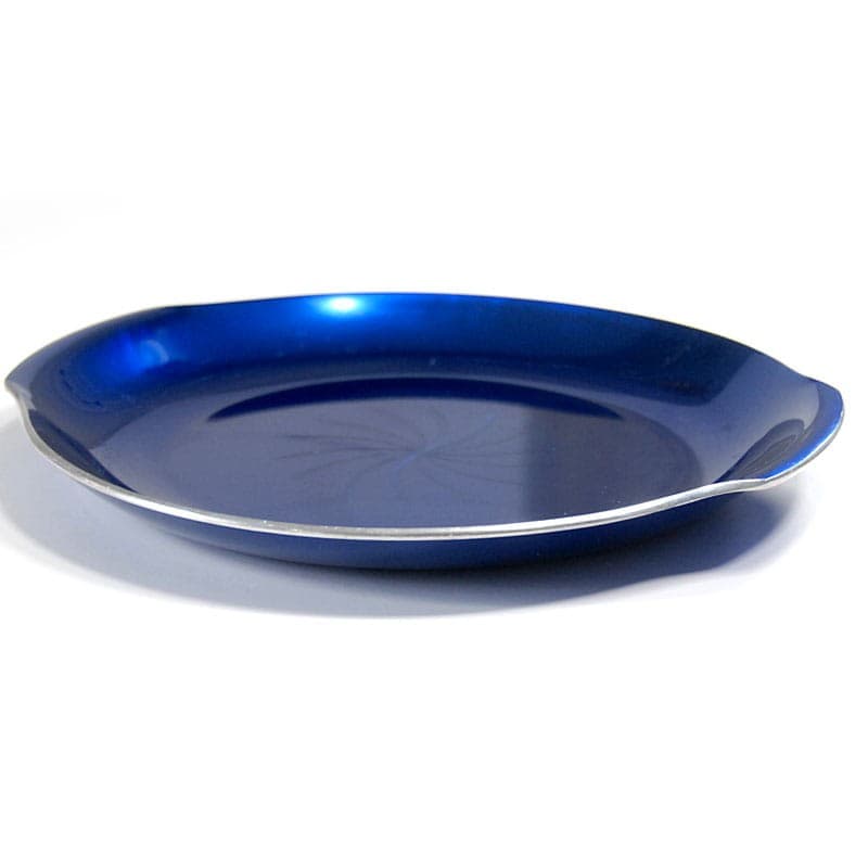 Patera, niebieska, aluminium emaliowane, Norwegia, lata 70. - 319409