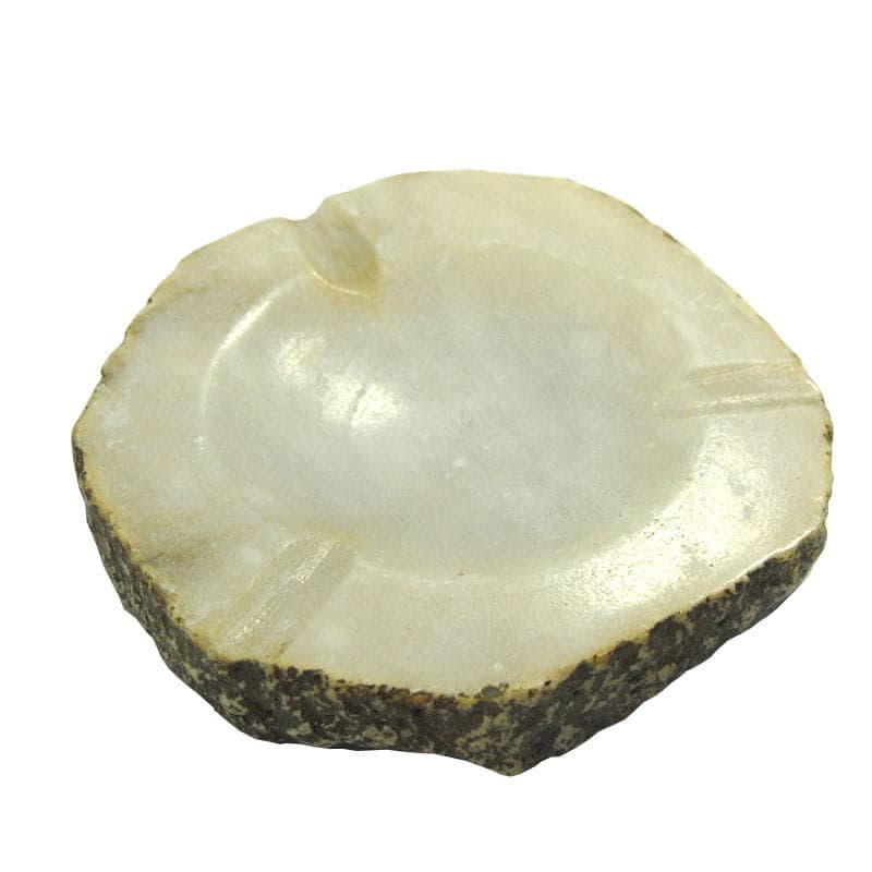 Popielnica alabaster kremowy, Włochy, lata 60. - 319355