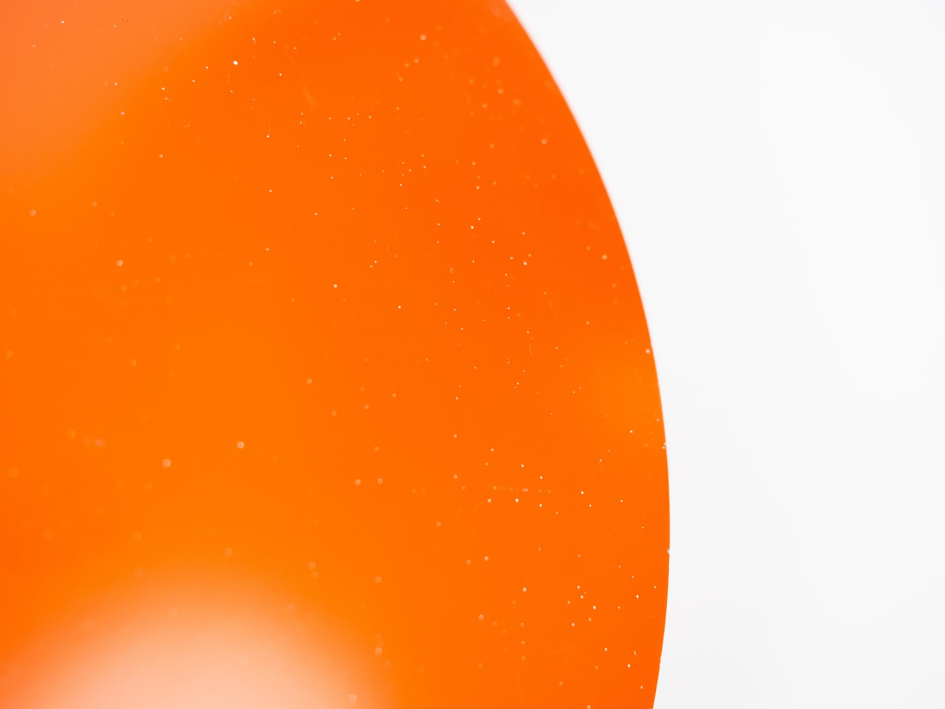 Pendant lamp PH 4/3, red orange, aluminum, by P. Henningsen, Louis Poulsen, Denmark, 1970s. - 319142