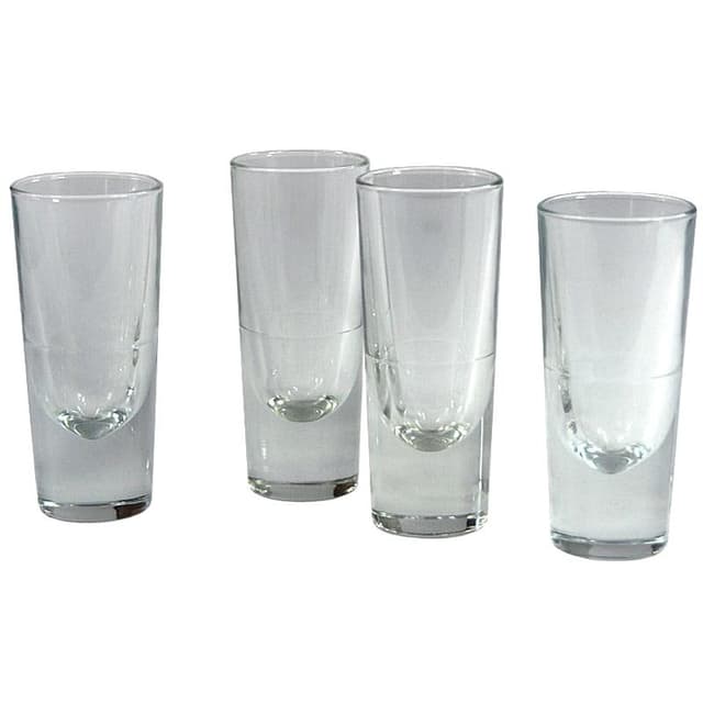 Zestaw szklanek, szkło kryształowe transparent, Borgonovo, Włochy, lata 90. - WYMIARY