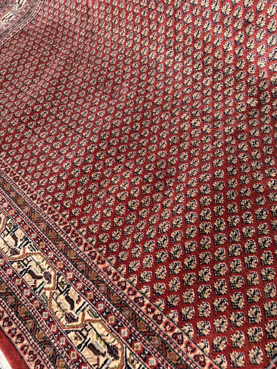 Rug Indo Mir 300x200 cm, burgundy, Kashmiri wool, India - 319180
