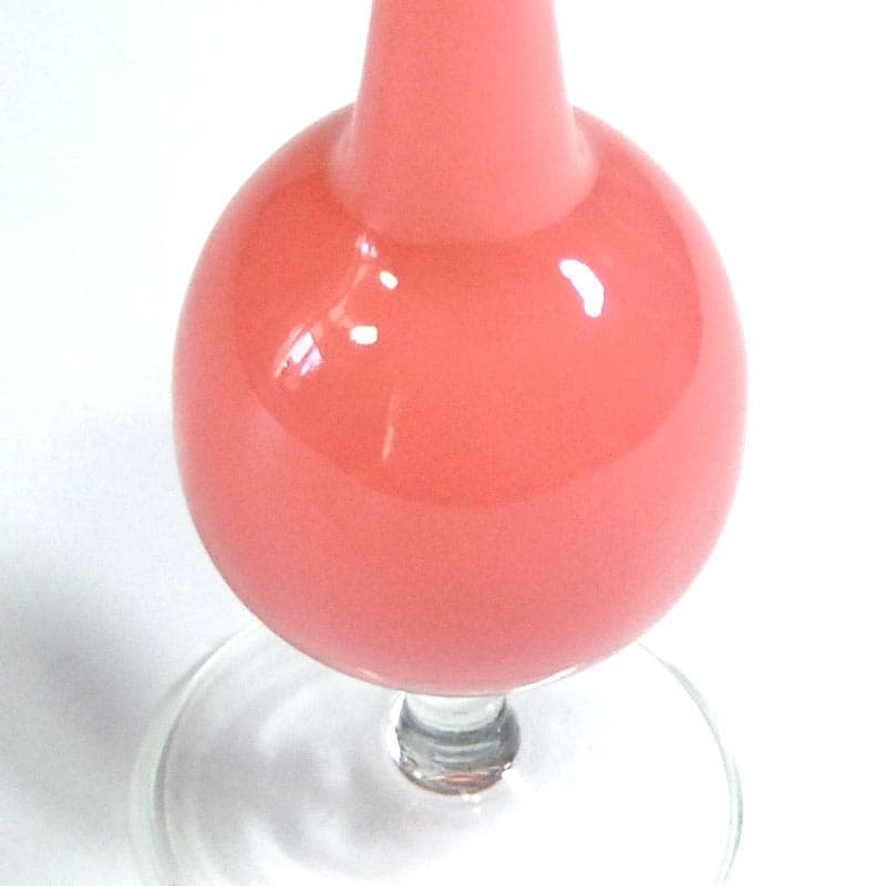 Wazon Opalina Fiorentina, szkło różowy, Włochy, lata 60. - 319250