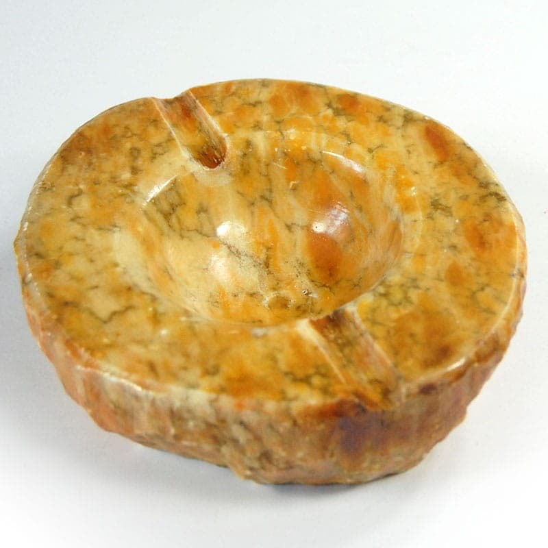 Popielnica, alabaster multicolor, Włochy, lata 60. - 319669