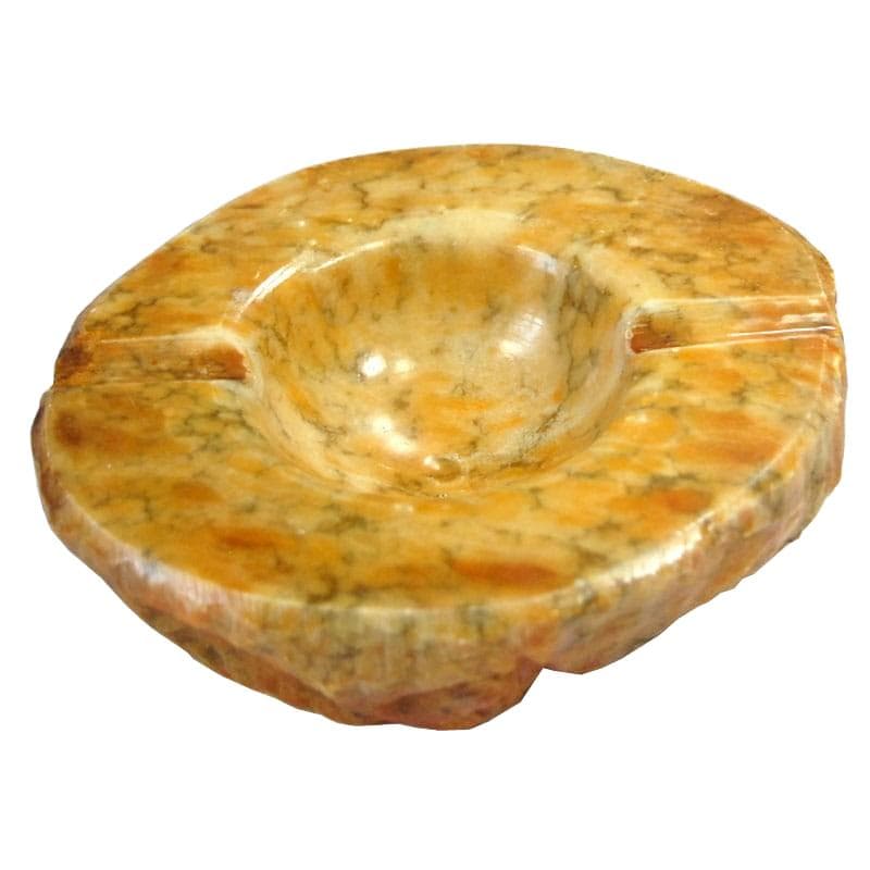 Popielnica, alabaster multicolor, Włochy, lata 60.