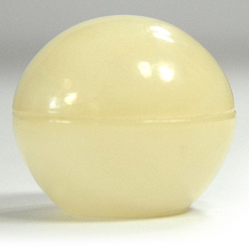 Spherical trinket box, beige alabaster, Italy, vintage - 319641