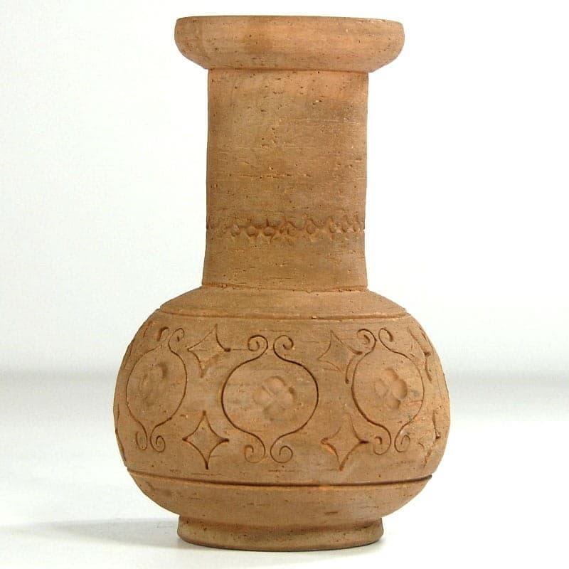 Wazon ceramiczny brązowy, Włochy, lata 70. - 319620