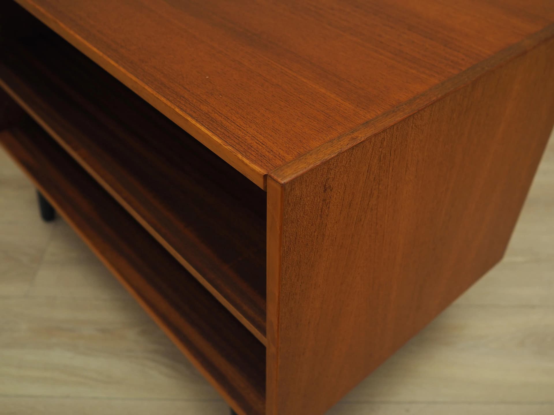 Regał, teak pomarańczowy, Dania, lata 70. - 23671