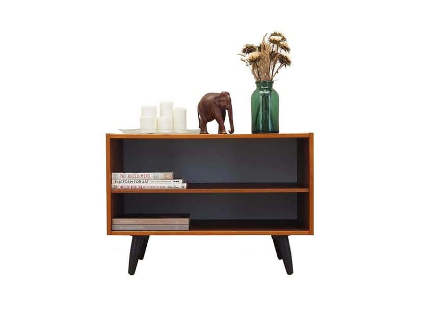 Regał, teak pomarańczowy, Dania, lata 70.