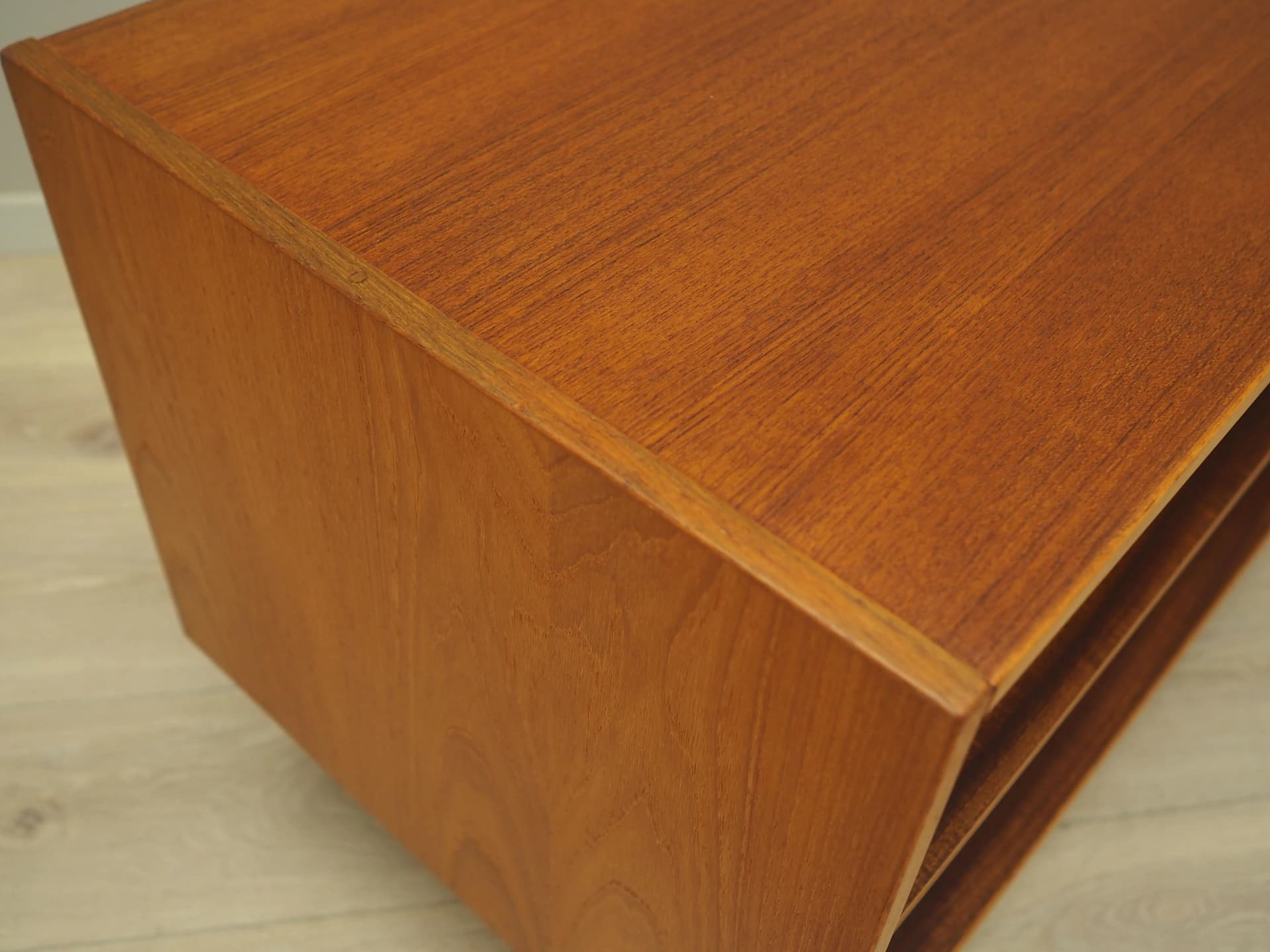 Regał, teak pomarańczowy, Dania, lata 70. - 23674