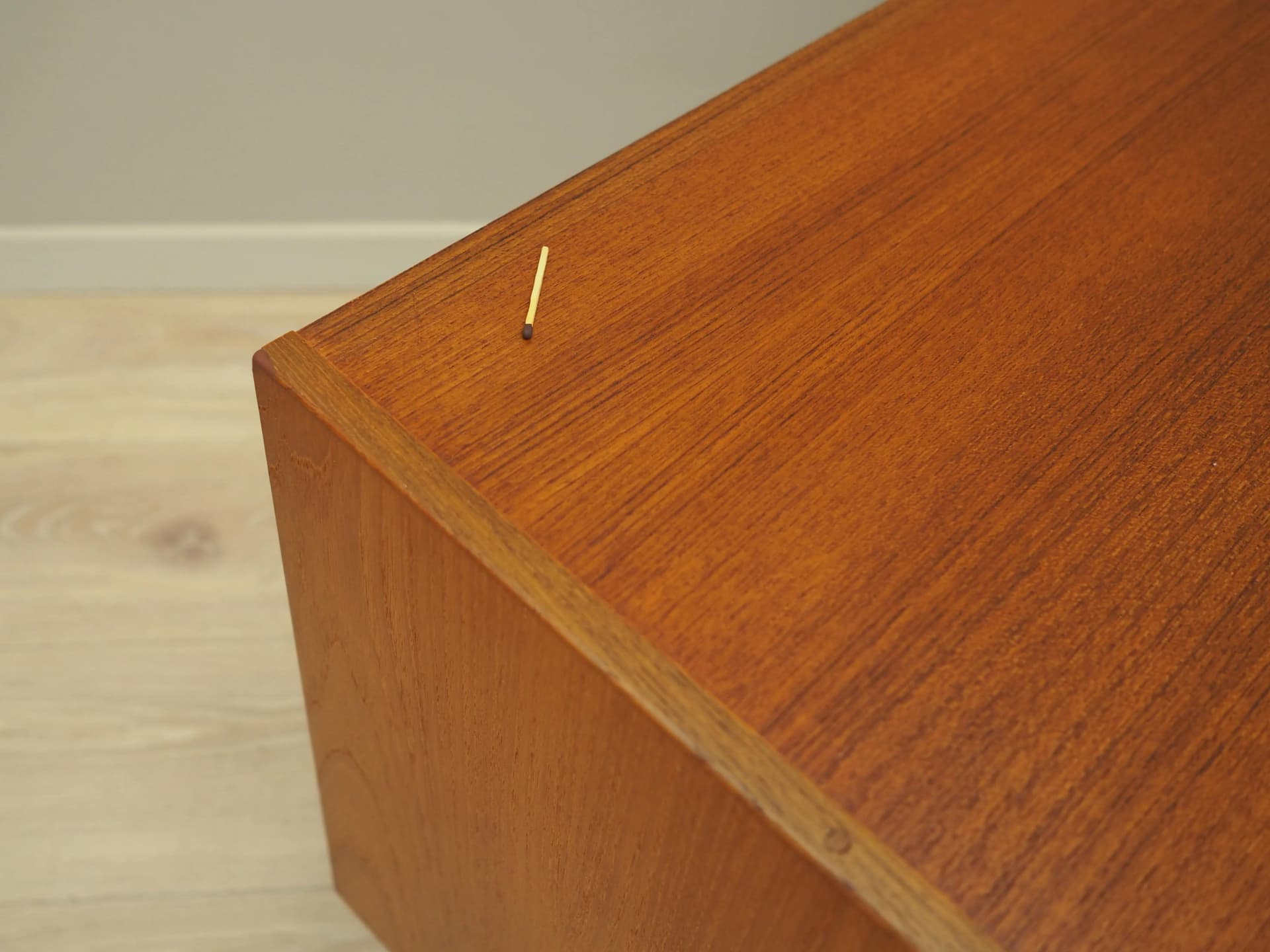 Regał, teak pomarańczowy, Dania, lata 70. - 23673