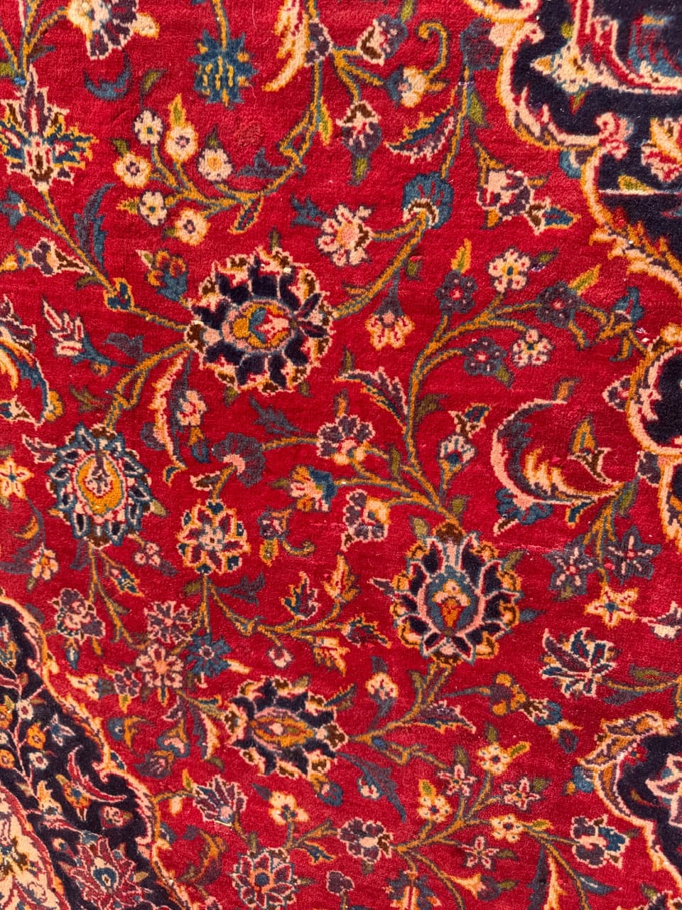 Rug Keshan, 400x290 cm, red, wool, Iran - 319517