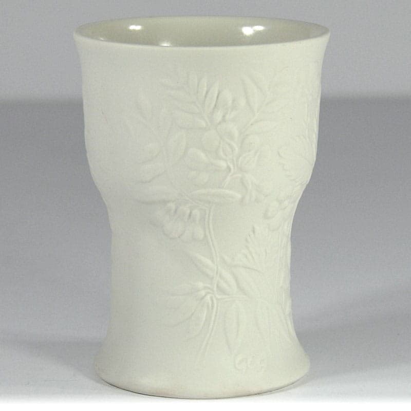 Wazon Suvi, biały, porcelana biskwitowa, proj. G. Olin-Grönqvist, Arabia, Finlandia, lata 70. - 319848
