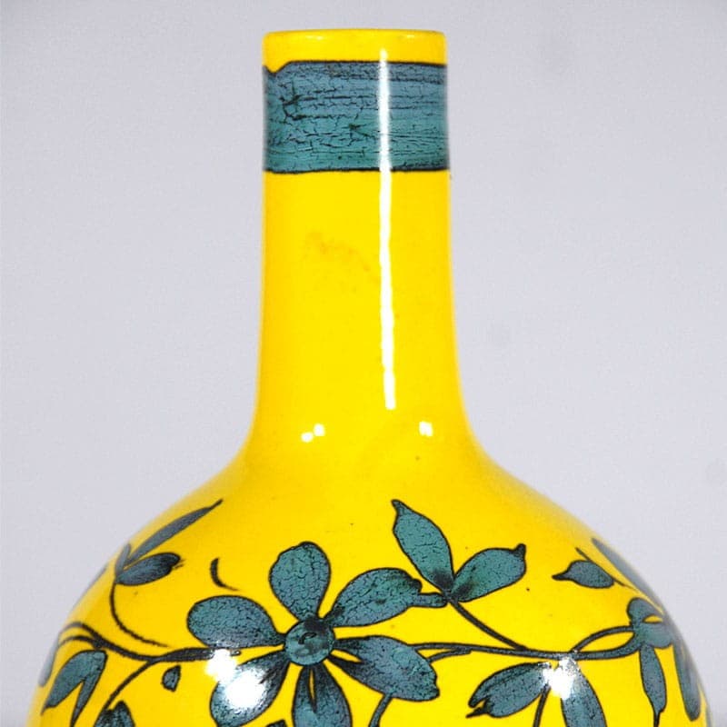 Wazon ceramiczny żółty, Włochy, lata 60. - 319833