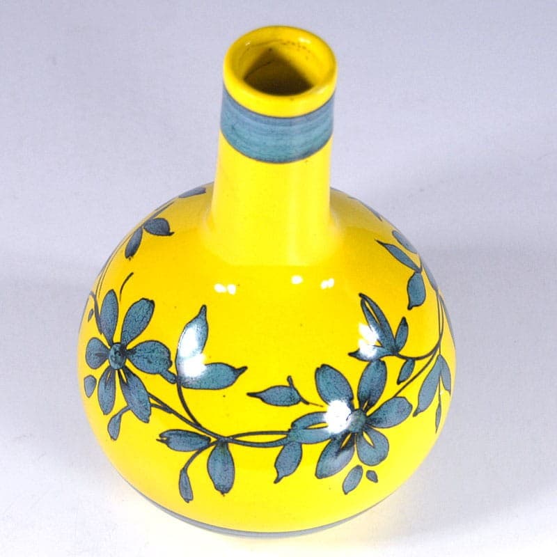 Wazon ceramiczny żółty, Włochy, lata 60. - 319832