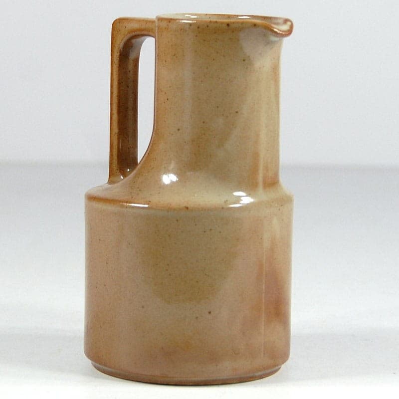 Wazon ceramiczny, brązowy, ceramika, Francja, lata 80. - 323443