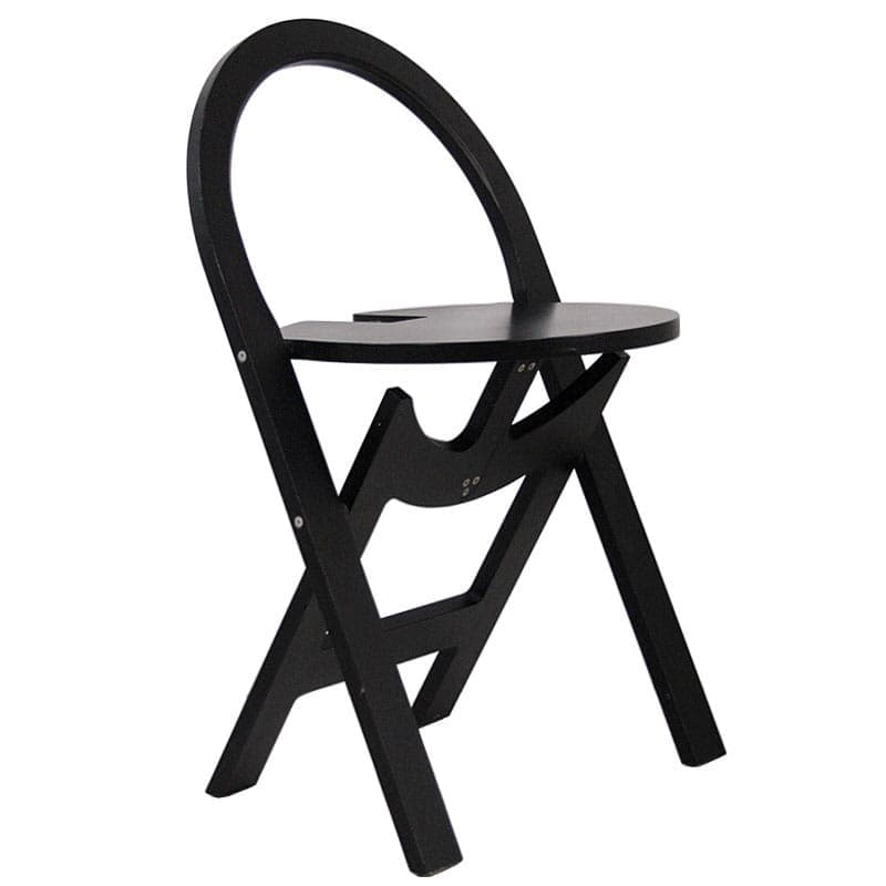 set of six folding chairs, black plywood, by P. Studsgarth, Denmark, 1990s. - 323325