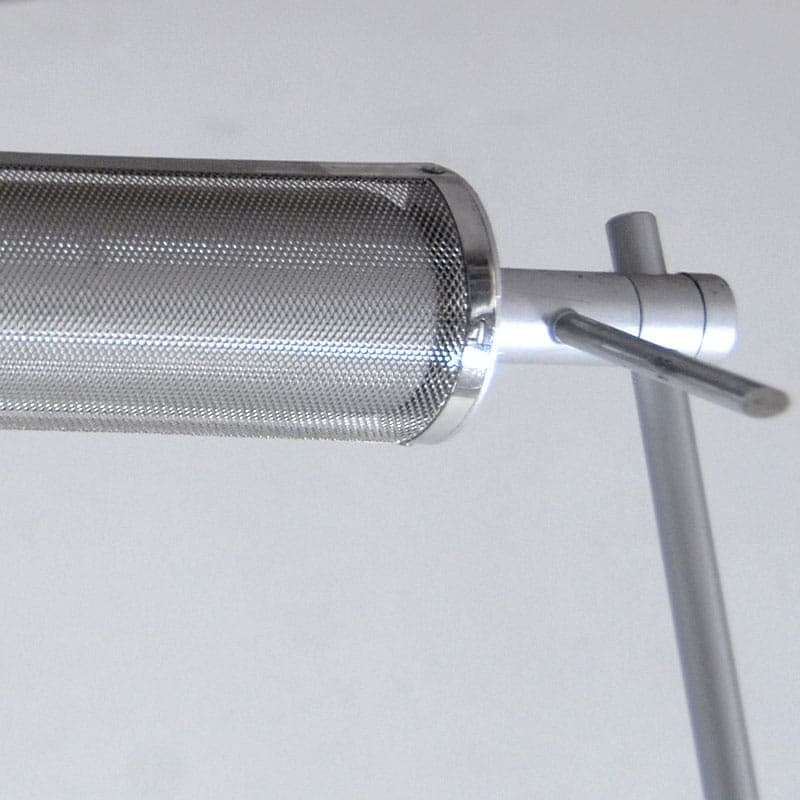 Para lamp podłogowych Logo, aluminium srebrny, proj. M. Barbaglia, M. Colombo, Nemo, Włochy, lata 80. - 323310