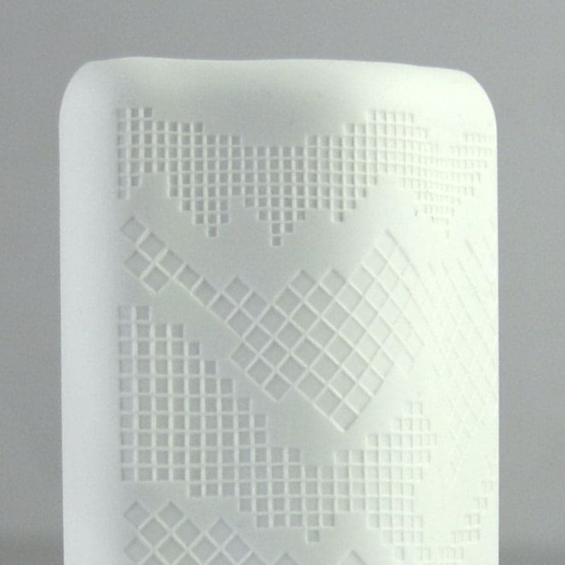 Wazonik, porcelana biskwitowa biała, Tirschenreuth, Niemcy, lata 90. - 323278