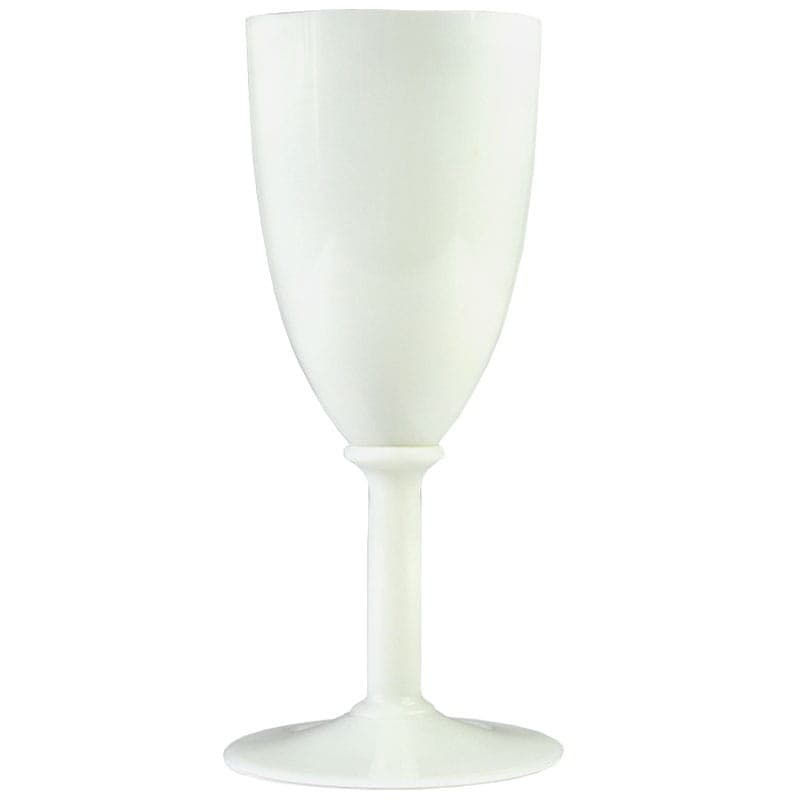 Wazon kielich, szkło mleczne białe, Francja, lata 60. - 323146