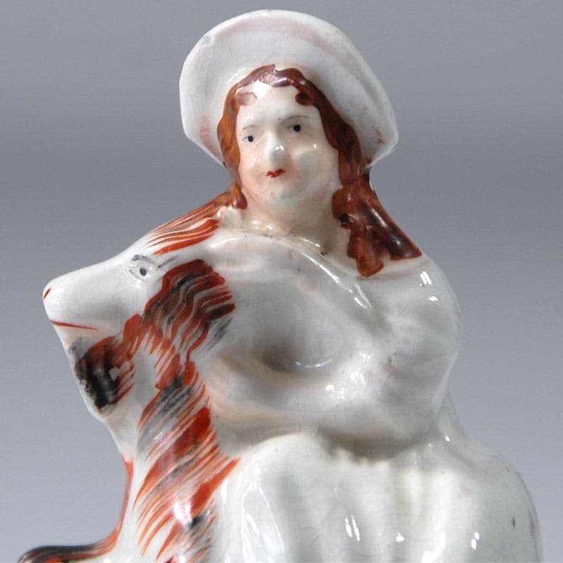 Mantelpiece Figurine, white ceramic, Staffordshire, United Kingdom, late 19th/early 20th c. - 323088