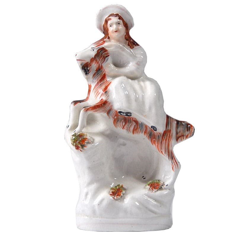 Mantelpiece Figurine, white ceramic, Staffordshire, United Kingdom, late 19th/early 20th c. - 323090