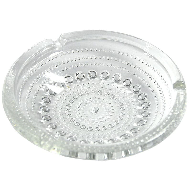 Popielniczka Kastehelmi, szkło transparentne, proj. O. Toikka, Iittala, Finlandia, lata 70. - 320995