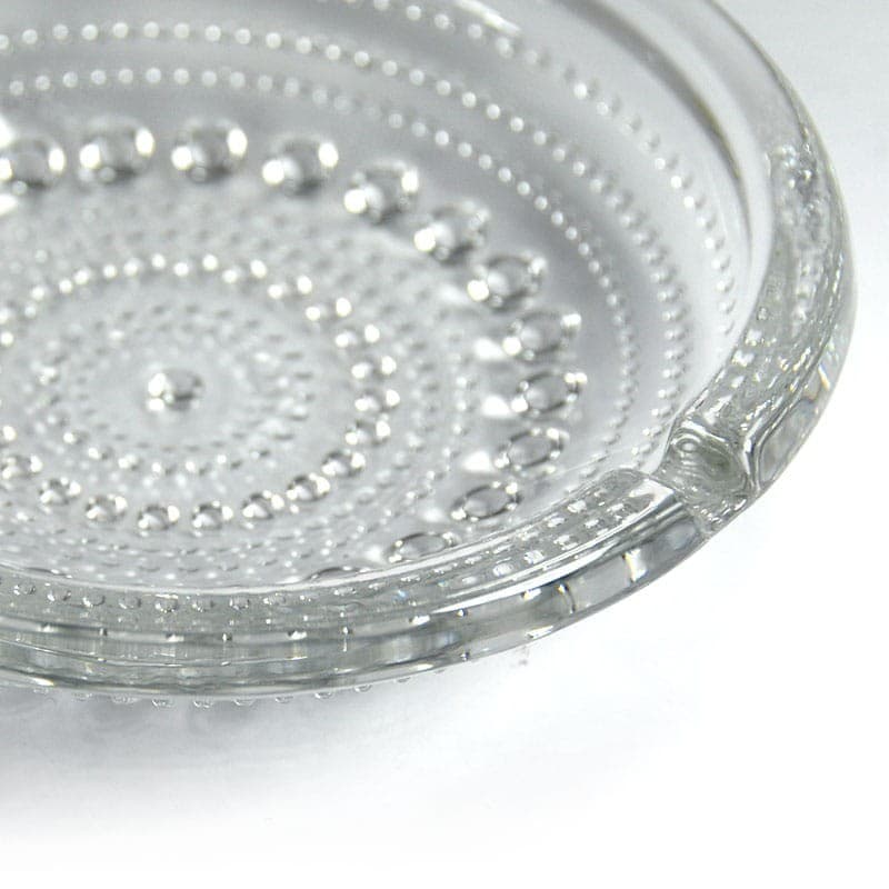 Popielniczka Kastehelmi, szkło transparentne, proj. O. Toikka, Iittala, Finlandia, lata 70. - 320994