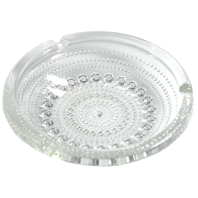 Popielniczka Kastehelmi, szkło transparentne, proj. O. Toikka, Iittala, Finlandia, lata 70. - WYMIARY