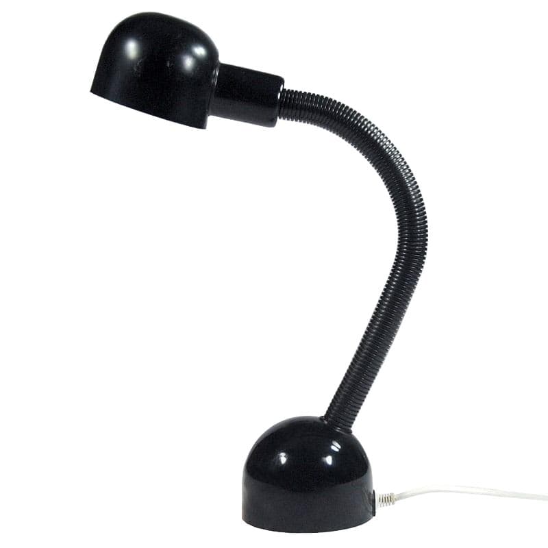 Lampa biurkowa, czarny, metal, plastik, Massive, Belgia, lata 80.