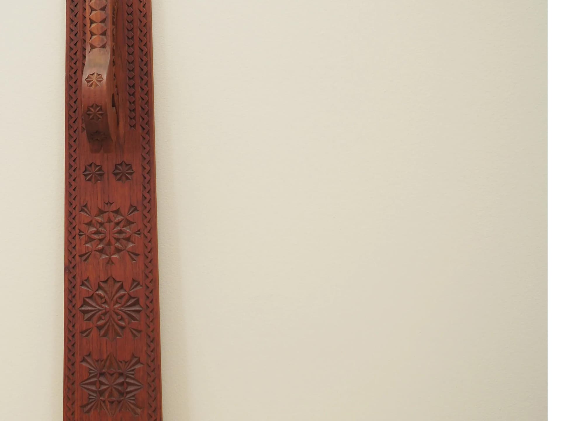 Ozdoba ścienna, drewno brązowy, Dania, lata 70. - 23649