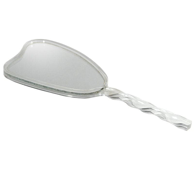 Hand Mirror, transparent acrylic glass, 1970s. - 320933