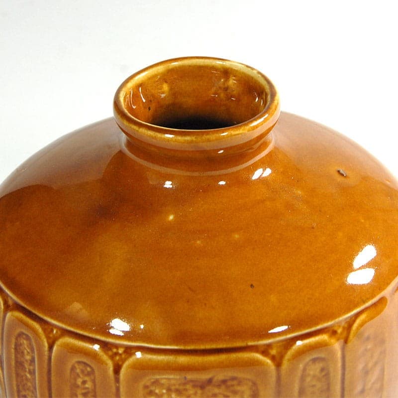 Wazon New Look, brązowy, porcelit, Bochnia, Polska, lata 70. - 320354