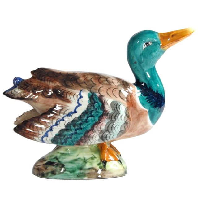Duck figurine, ceramic, Italy, 1960s - DIMENSION