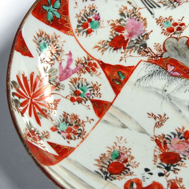 Patera Imari, fajans wielobarwny, Japonia, początek XX w. - 320302