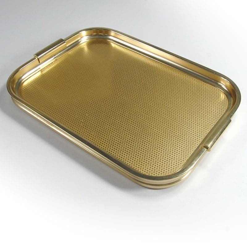Taca Space Age, aluminium złoty, Woodmet, Wielka Brytania, lata 60. - 320258